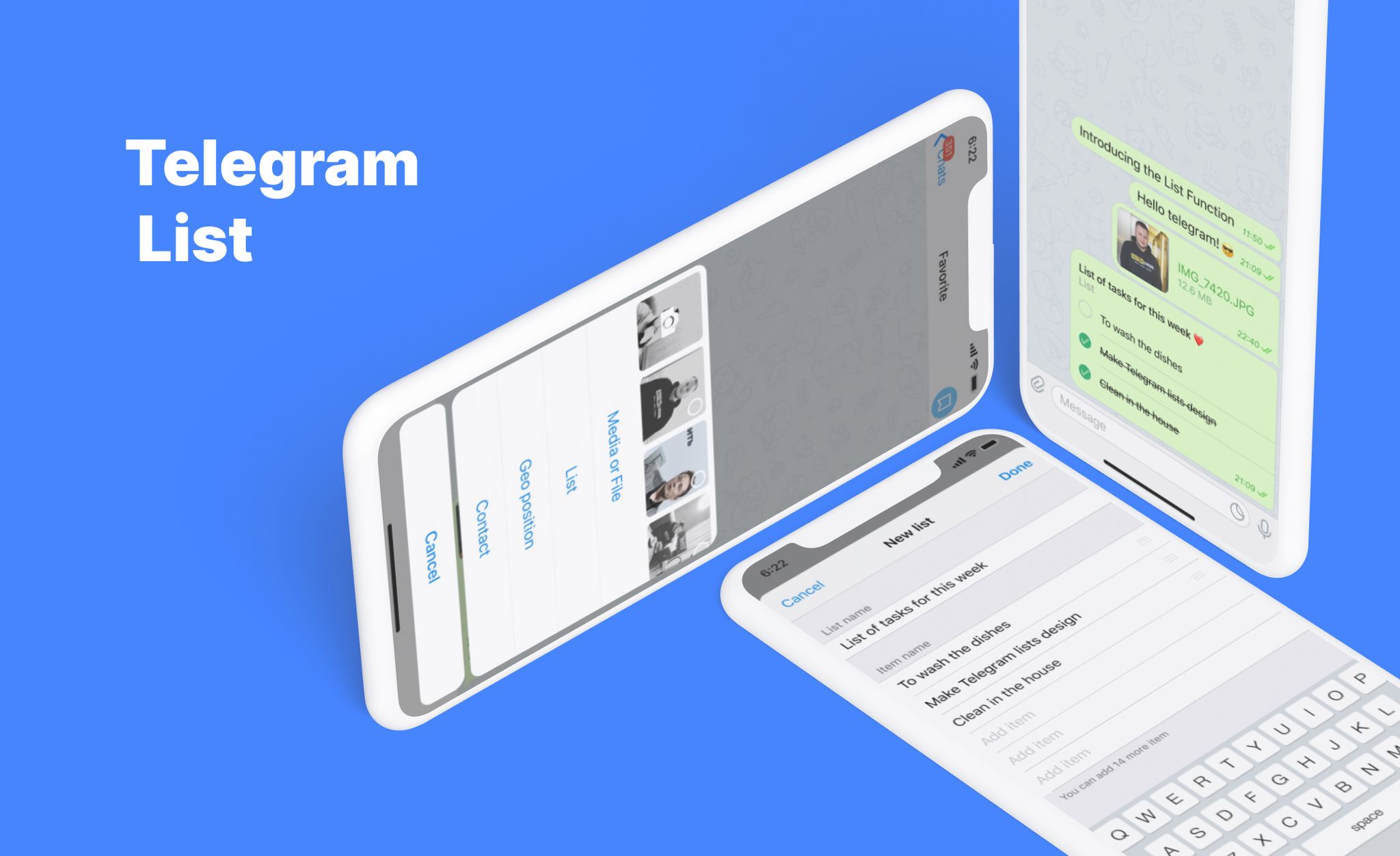 Telegram List iOS - cover
