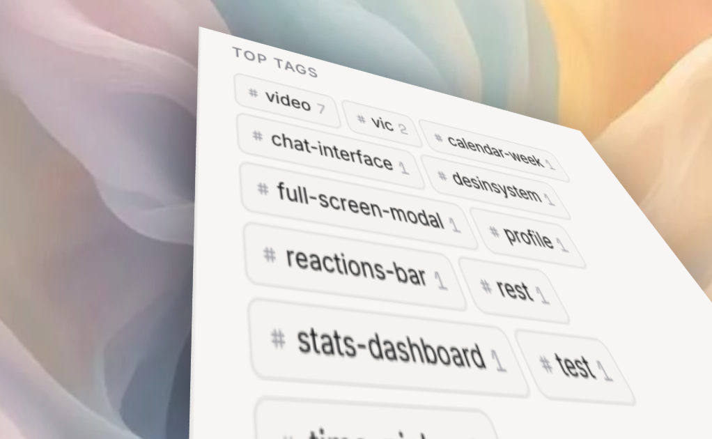 DIIVO sidebar - All, Inbox, Favorites and Boards, with tags on references
